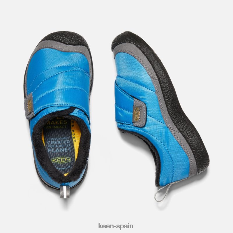 67LRTD306 Keen presentado envoltura más joven azul brillante-gris acero