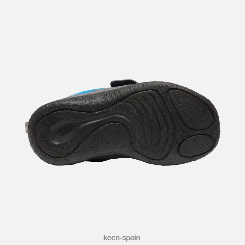 67LRTD306 Keen presentado envoltura más joven azul brillante-gris acero