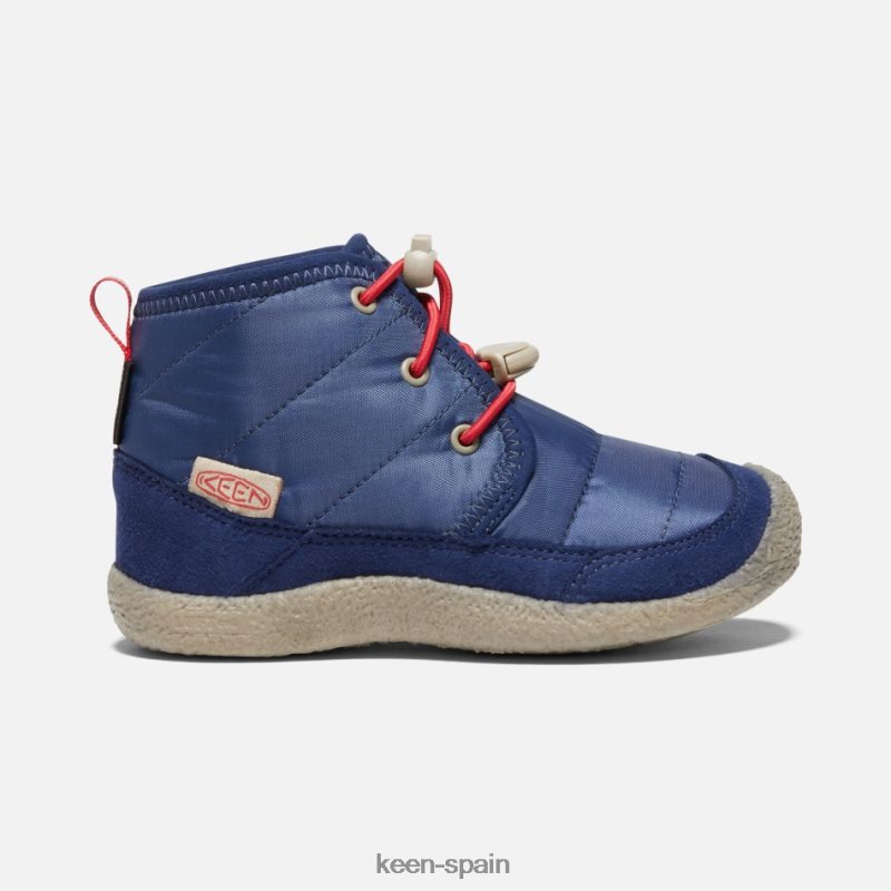 67LRTD311 Keen presentado chukka impermeable young howser ii alfombra roja y azul profundo