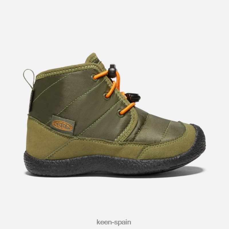 67LRTD312 Keen presentado chukka impermeable young howser ii capulet naranja oliva rojizo