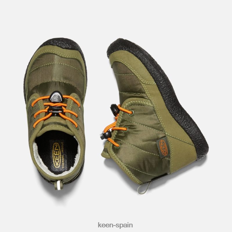 67LRTD312 Keen presentado chukka impermeable young howser ii capulet naranja oliva rojizo