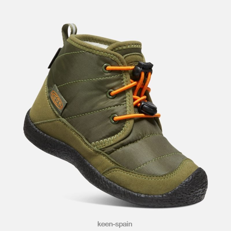 67LRTD312 Keen presentado chukka impermeable young howser ii capulet naranja oliva rojizo