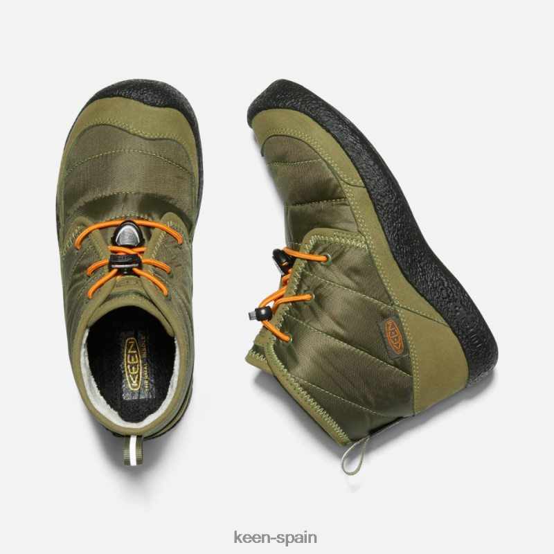 67LRTD313 Keen presentado chukka impermeable howser ii más antigua capulet naranja oliva rojizo