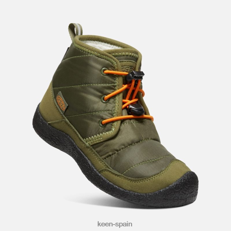 67LRTD313 Keen presentado chukka impermeable howser ii más antigua capulet naranja oliva rojizo