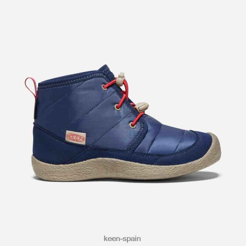 67LRTD315 Keen presentado chukka impermeable howser ii más antigua alfombra roja y azul profundo