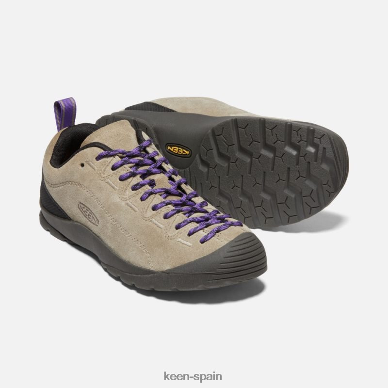 67LRTD14 Keen presentado zapatillas de ante jaspe atigrado-tillandsia púrpura