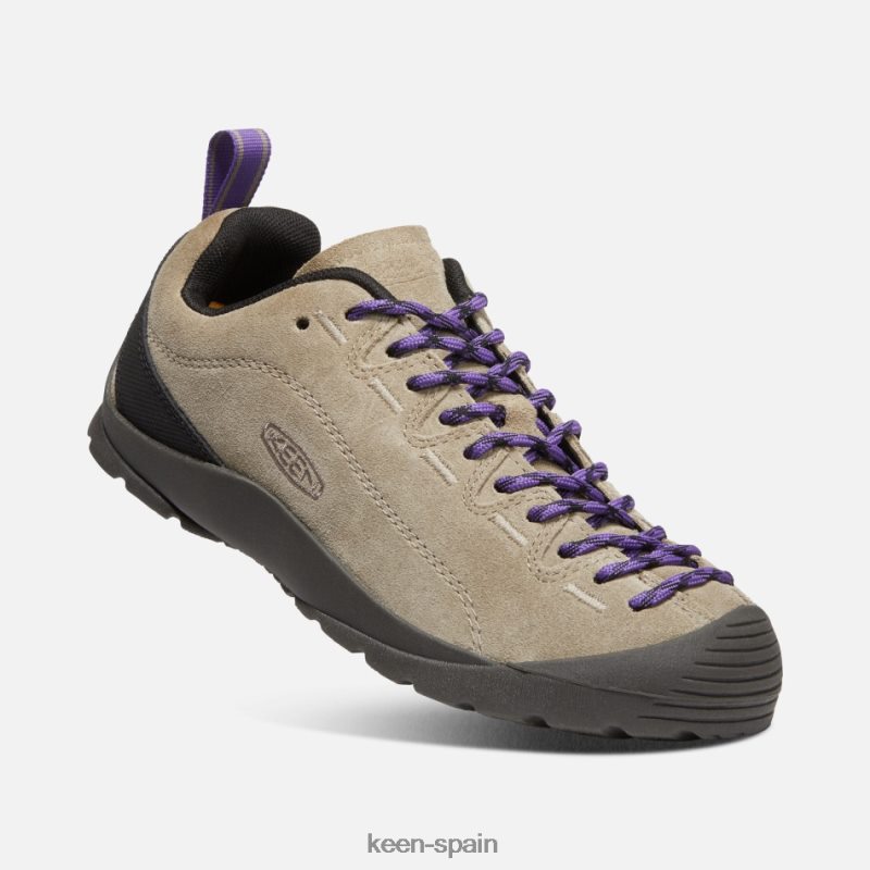 67LRTD14 Keen presentado zapatillas de ante jaspe atigrado-tillandsia púrpura