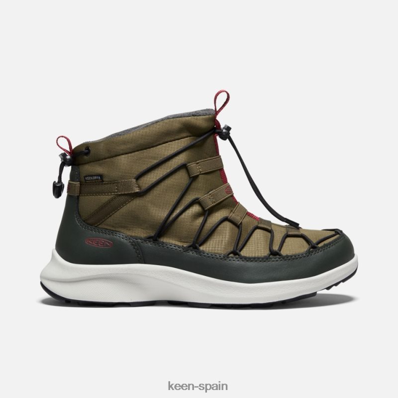 67LRTD243 Keen presentado chukka uneek snk impermeable colofonia de oliva oscuro