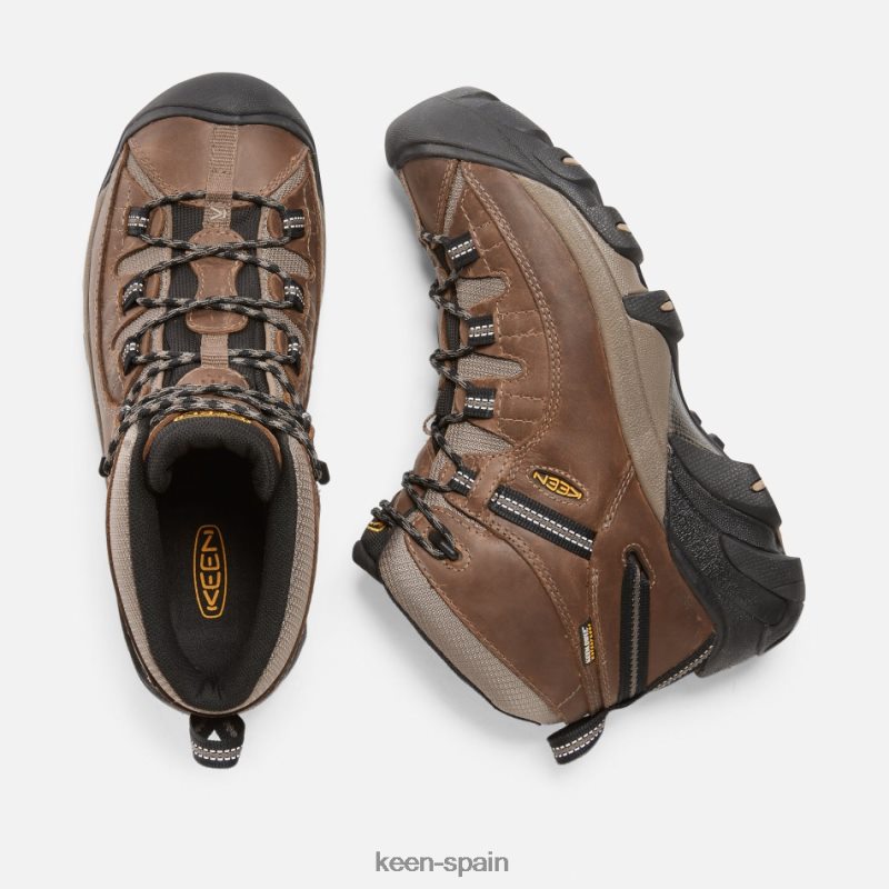 67LRTD251 Keen presentado botas de montaña impermeables targhee ii shitake-atigrado