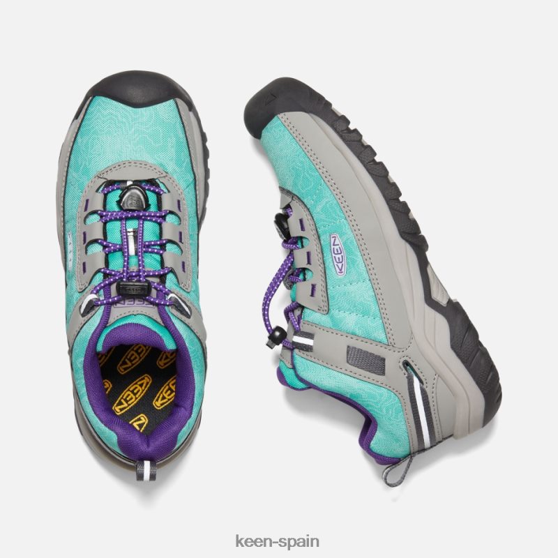 67LRTD286 Keen presentado zapatillas de deporte de senderismo targhee sport vent más antiguas vapor-cascada