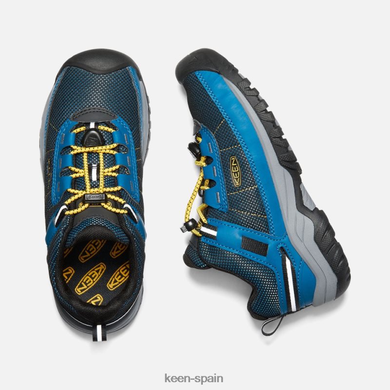 67LRTD287 Keen presentado zapatillas de senderismo mykonos azul-amarillo mayores \' targhee sport vent mykonos azul-amarillo intenso