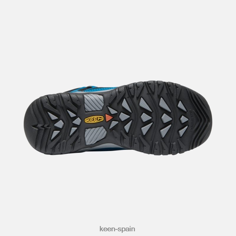 67LRTD287 Keen presentado zapatillas de senderismo mykonos azul-amarillo mayores \' targhee sport vent mykonos azul-amarillo intenso